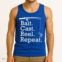 Bait Cast Reek Repeat Tank Top thumb 3