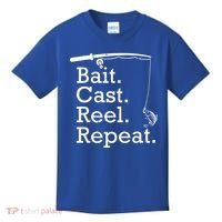 Bait Cast Reek Repeat Kids T-Shirt thumb 0