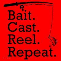 Bait Cast Reek Repeat Santa Hat thumb 1