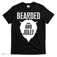 Bearded And Jolly Santa Christmas T-Shirt thumb 0