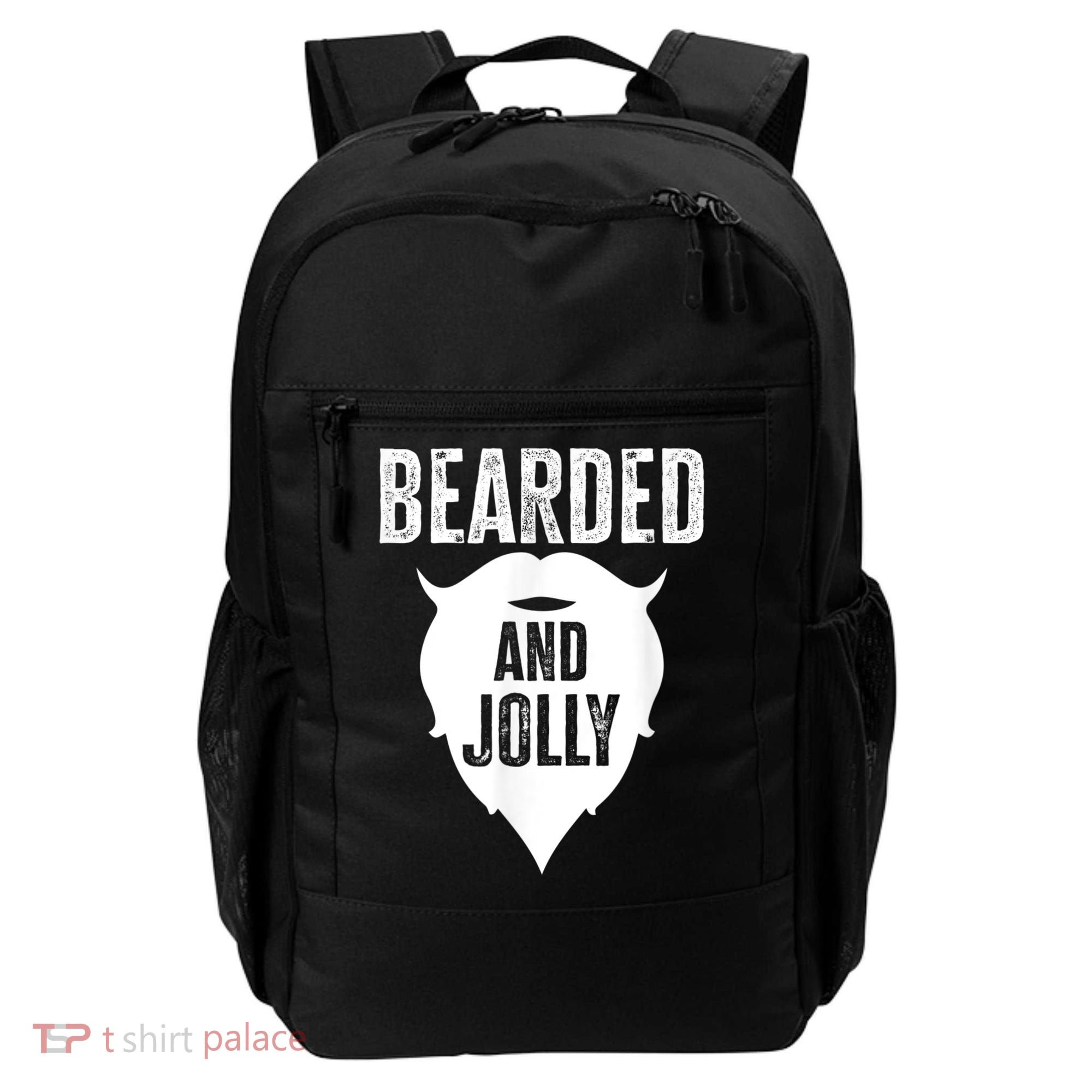 Bearded And Jolly Santa Christmas Backpack