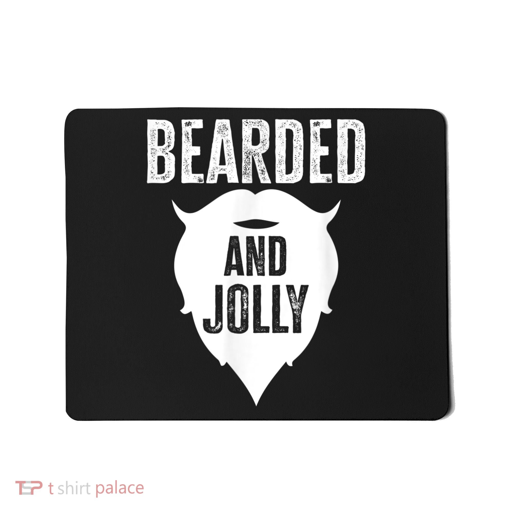 Bearded And Jolly Santa Christmas Mousepad