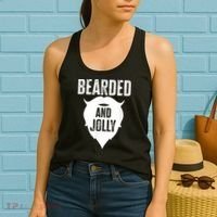 Bearded And Jolly Santa Christmas Women's Tank Top thumb 2