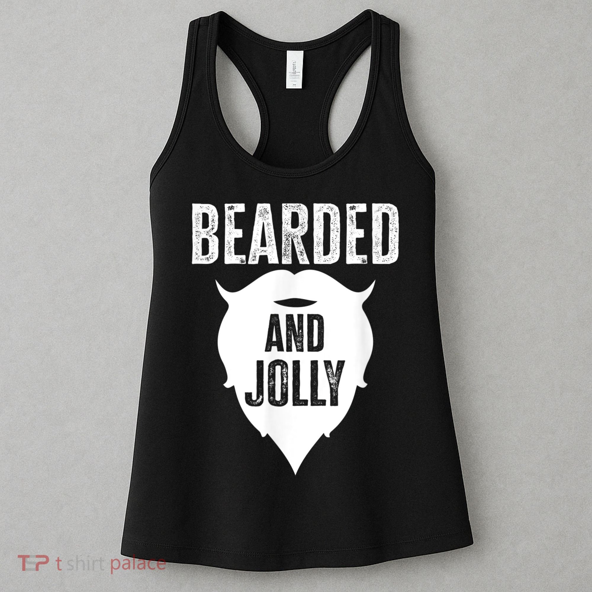 Bearded And Jolly Santa Christmas Women's Tank Top