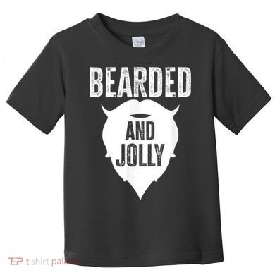 Bearded And Jolly Santa Christmas Toddler T-Shirt