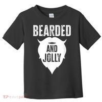 Bearded And Jolly Santa Christmas Toddler T-Shirt thumb 0