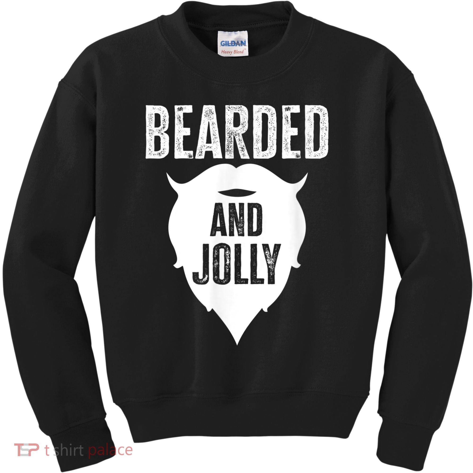 Bearded And Jolly Santa Christmas Kids Sweatshirt