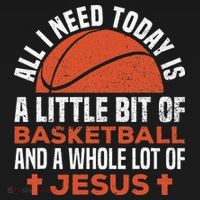 Basketball And Jesus Religious Christian Women's Hoodie thumb 2