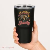 Be A Jimothy Raccoon Funny Viral Meme Tumbler thumb 2