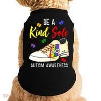 Be A Kind Sole Autism Awareness Puzzle Shoe Doggie Tank thumb 0
