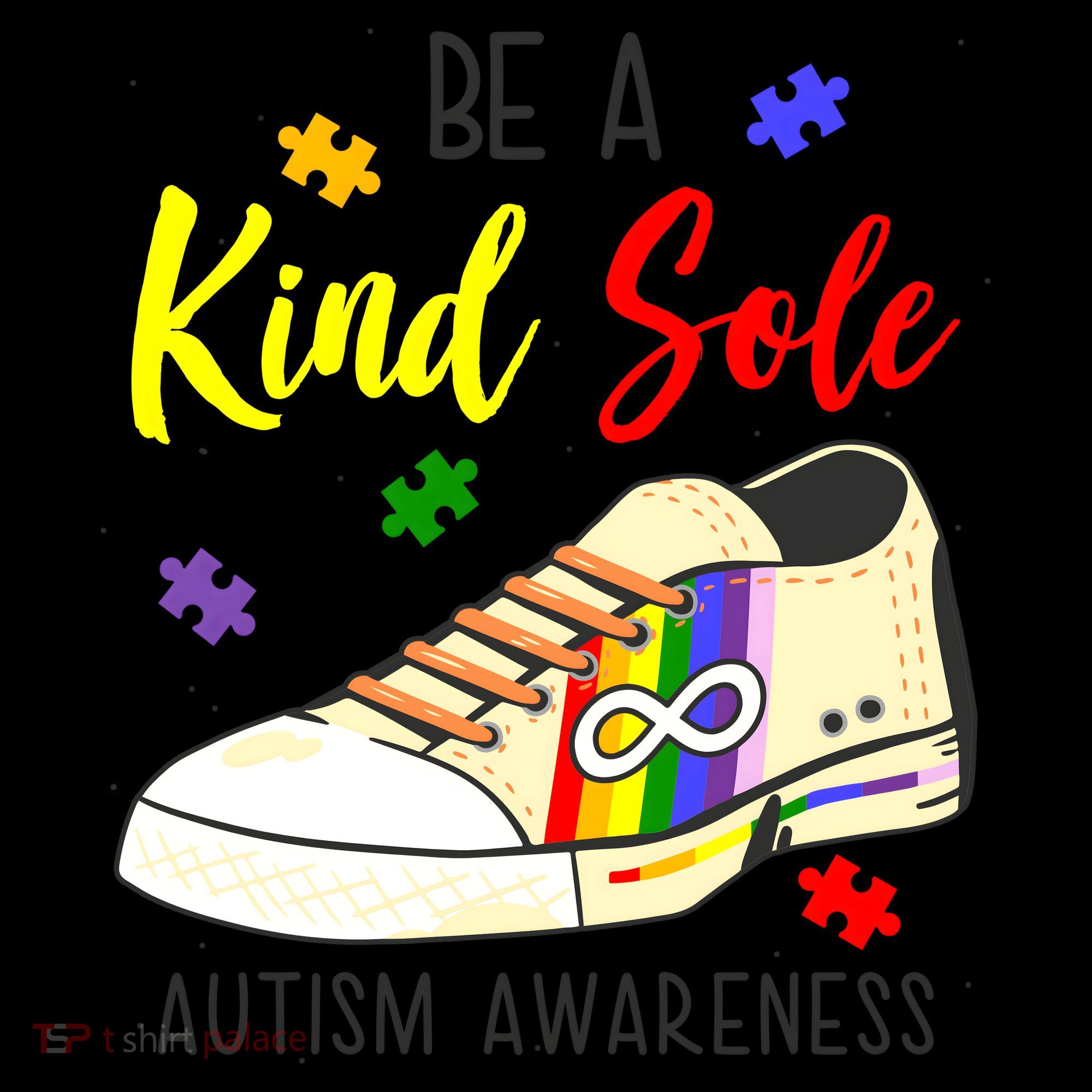 Be A Kind Sole Autism Awareness Puzzle Shoe Coffee Mug