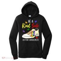 Be A Kind Sole Autism Awareness Puzzle Shoe Women's Hoodie thumb 0