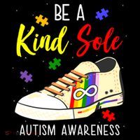 Be A Kind Sole Autism Awareness Puzzle Shoe Women's Hoodie thumb 2