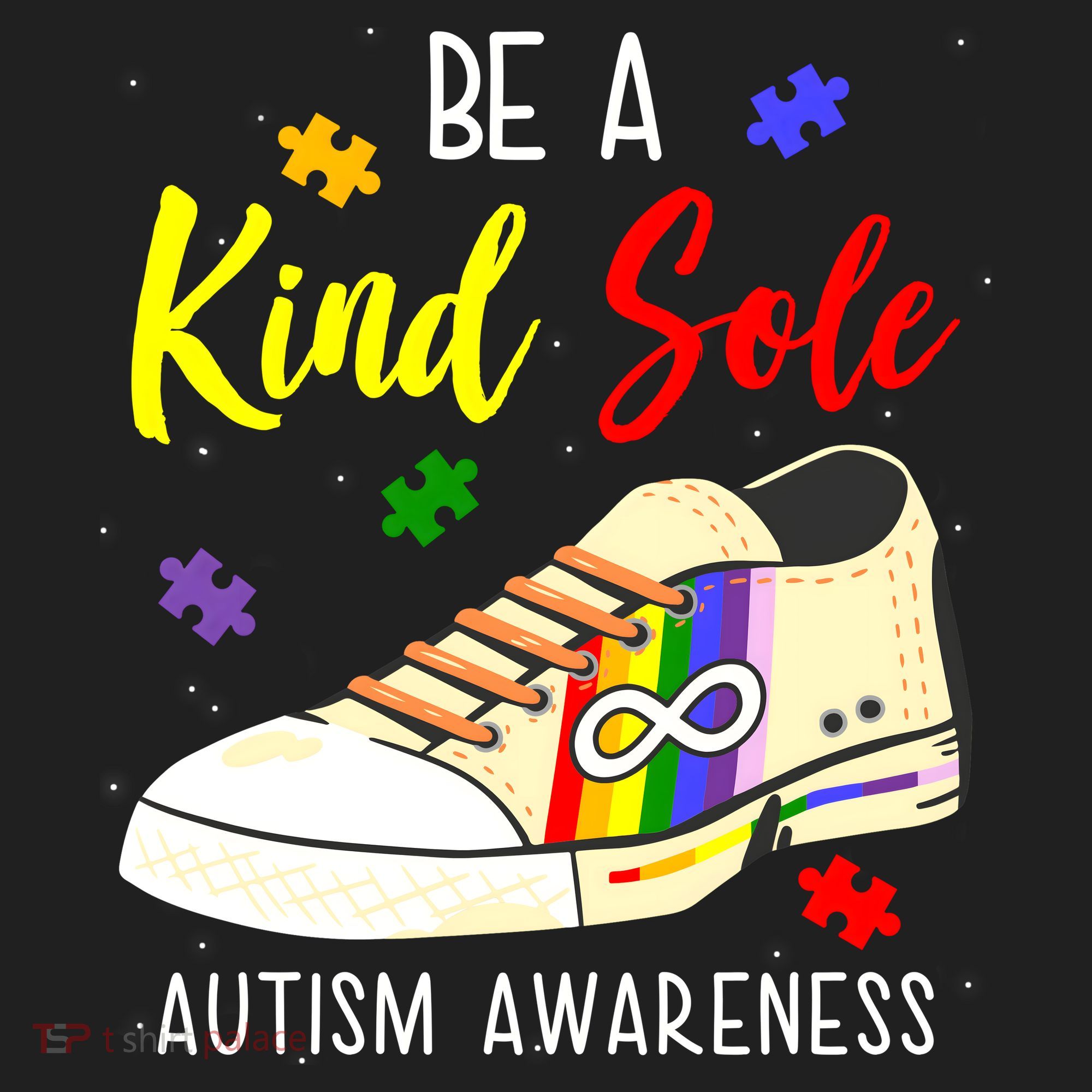 Be A Kind Sole Autism Awareness Puzzle Shoe Hat