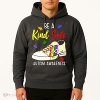 Be A Kind Sole Autism Awareness Puzzle Shoe Hoodie thumb 2