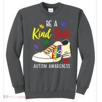 Be A Kind Sole Autism Awareness Puzzle Shoe Sweatshirt thumb 0