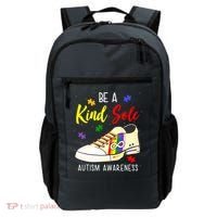 Be A Kind Sole Autism Awareness Puzzle Shoe Backpack thumb 0