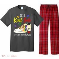 Be A Kind Sole Autism Awareness Puzzle Shoe Pajama Set thumb 0