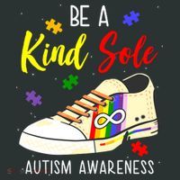 Be A Kind Sole Autism Awareness Puzzle Shoe Women's Long Sleeve Shirt thumb 2