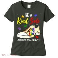 Be A Kind Sole Autism Awareness Puzzle Shoe Women's T-Shirt thumb 0