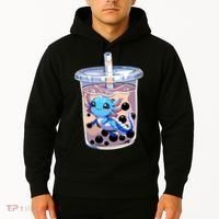Boba Axolotl Kawaii Axolotl Bubble Tea Boba Hoodie thumb 2