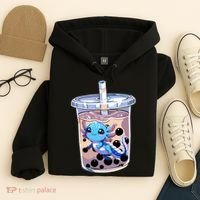 Boba Axolotl Kawaii Axolotl Bubble Tea Boba Hoodie thumb 4