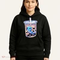 Boba Axolotl Kawaii Axolotl Bubble Tea Boba Hoodie thumb 5