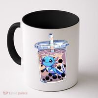 Boba Axolotl Kawaii Axolotl Bubble Tea Boba Coffee Mug thumb 0