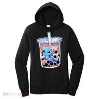 Boba Axolotl Kawaii Axolotl Bubble Tea Boba Women's Hoodie thumb 0