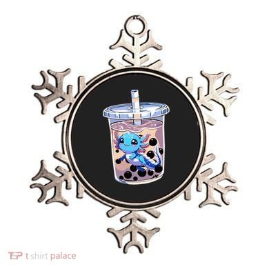Boba Axolotl Kawaii Axolotl Bubble Tea Boba Ornament