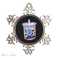 Boba Axolotl Kawaii Axolotl Bubble Tea Boba Ornament thumb 0