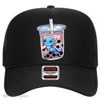 Boba Axolotl Kawaii Axolotl Bubble Tea Boba Hat thumb 0