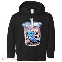 Boba Axolotl Kawaii Axolotl Bubble Tea Boba Toddler Hoodie thumb 0