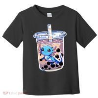 Boba Axolotl Kawaii Axolotl Bubble Tea Boba Toddler T-Shirt thumb 0