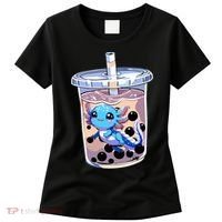 Boba Axolotl Kawaii Axolotl Bubble Tea Boba Women's T-Shirt thumb 0