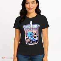 Boba Axolotl Kawaii Axolotl Bubble Tea Boba Women's T-Shirt thumb 4