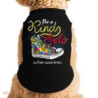 Be A Kind Sole Autism Awareness Puzzle Shoes Be Kind Cool Gift Doggie Tank thumb 0