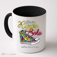 Be A Kind Sole Autism Awareness Puzzle Shoes Be Kind Cool Gift Coffee Mug thumb 0