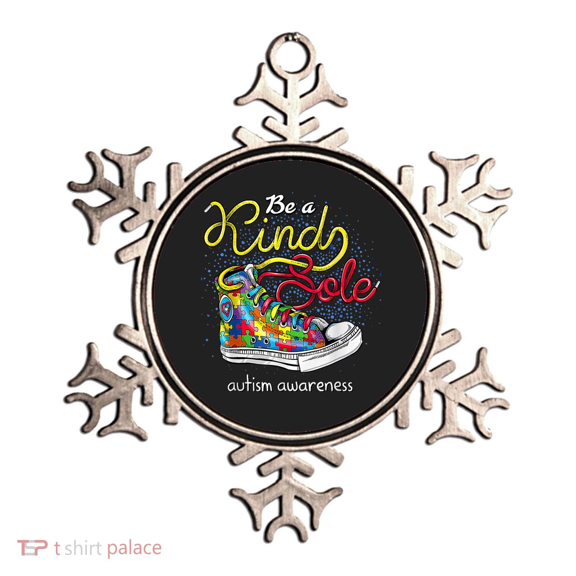 Be A Kind Sole Autism Awareness Puzzle Shoes Be Kind Cool Gift Ornament