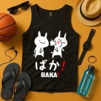 Baka Cute Anime Japanese Word Tank Top thumb 4