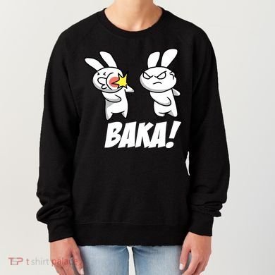 Baka! Rabbit Slap Funny Anime Women's Sweatshirt