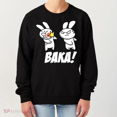 Baka! Rabbit Slap Funny Anime Women's Sweatshirt