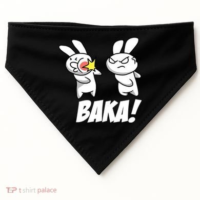 Baka! Rabbit Slap Funny Anime USA-Made Doggie Bandana