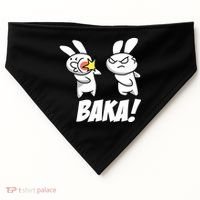 Baka! Rabbit Slap Funny Anime USA-Made Doggie Bandana thumb 0