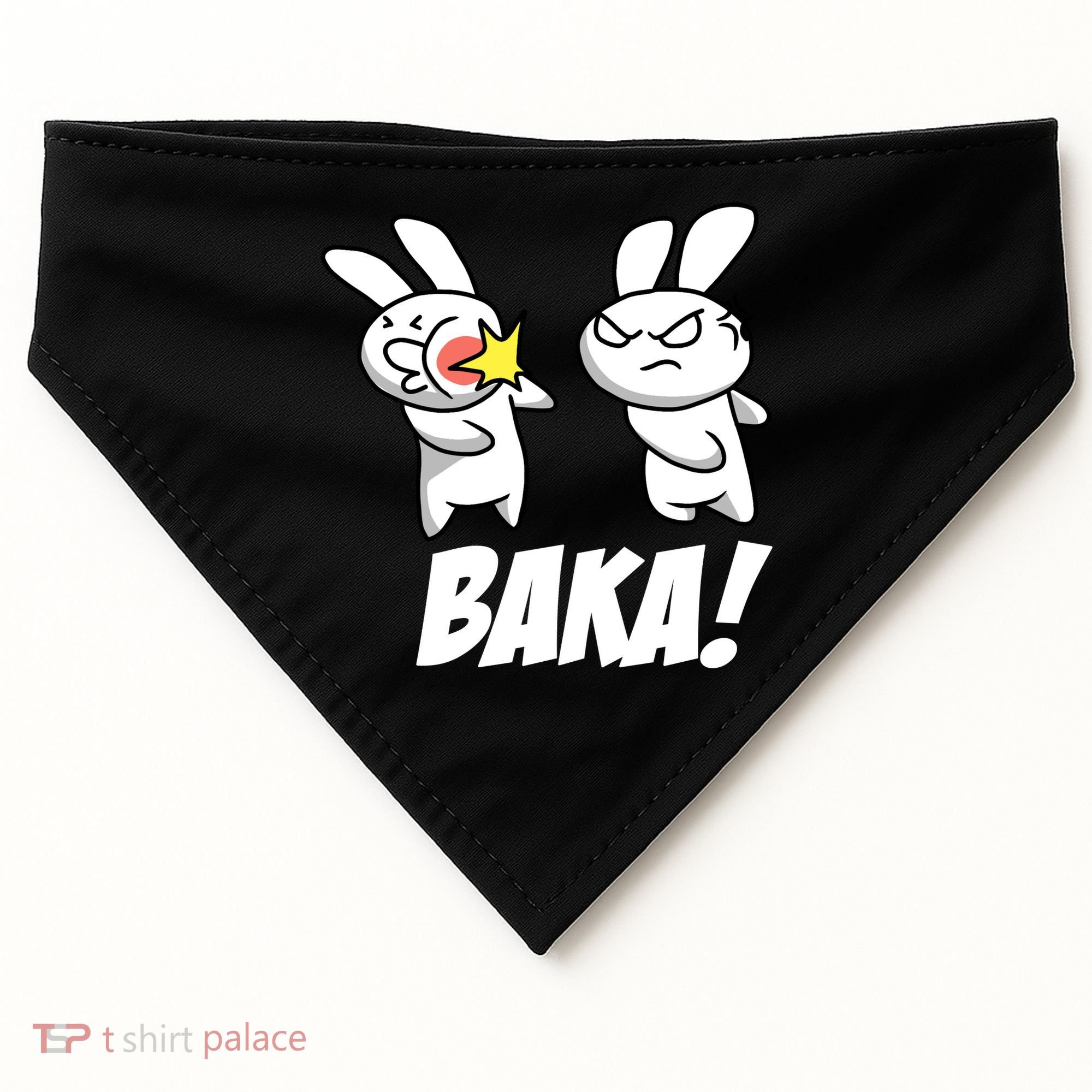Baka! Rabbit Slap Funny Anime USA-Made Doggie Bandana