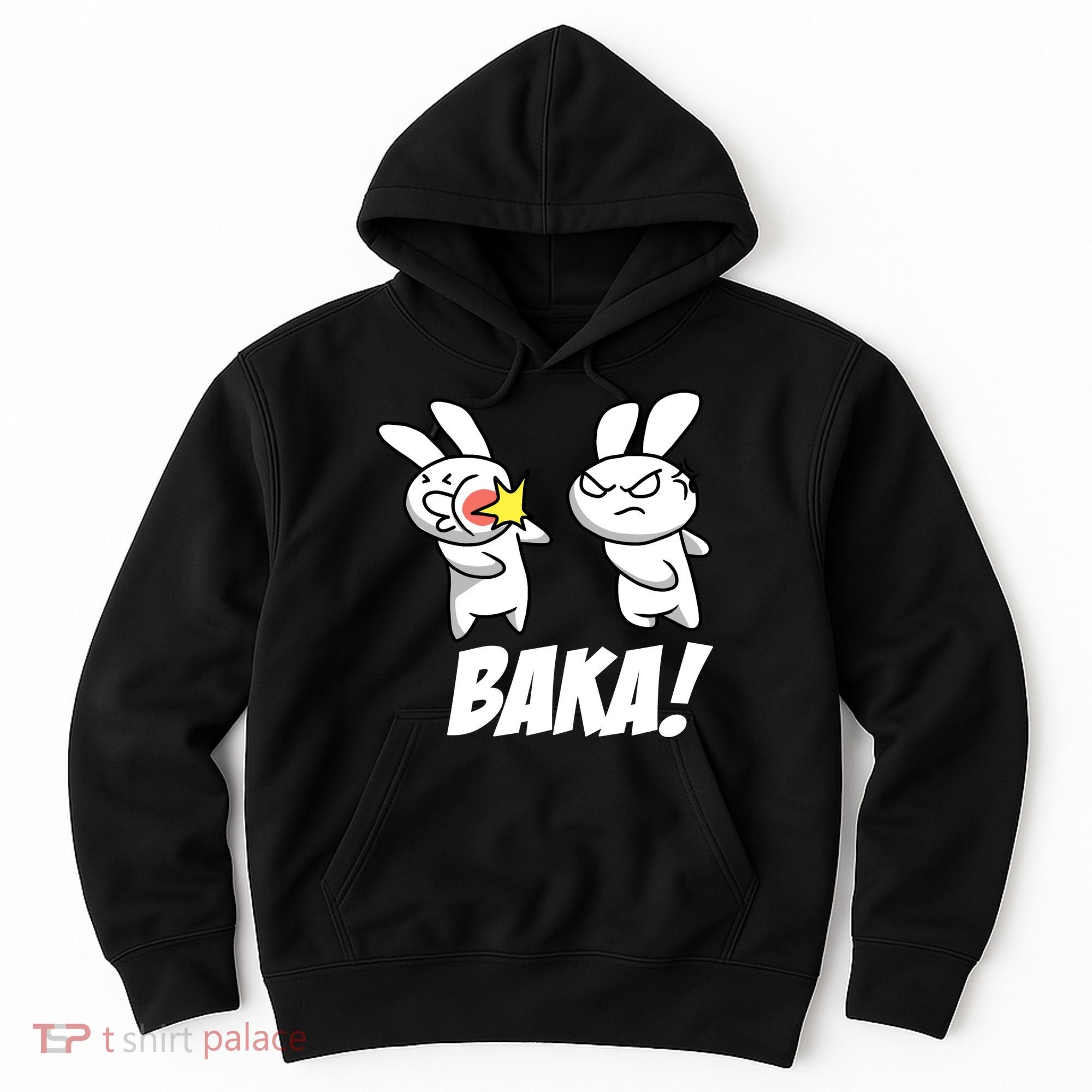 Baka! Rabbit Slap Funny Anime Hoodie