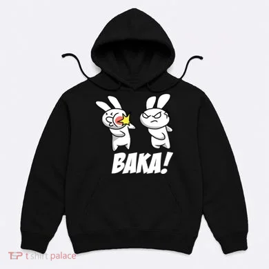 Baka! Rabbit Slap Funny Anime Hoodie