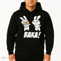 Baka! Rabbit Slap Funny Anime Hoodie thumb 2