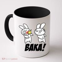Baka! Rabbit Slap Funny Anime Coffee Mug thumb 0