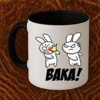 Baka! Rabbit Slap Funny Anime Coffee Mug thumb 2